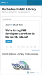 Mobile Screenshot of barbadospl.wordpress.com