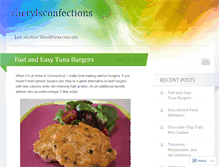 Tablet Screenshot of cherylsconfections.wordpress.com