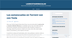 Desktop Screenshot of lasrecetasdebacalao.wordpress.com