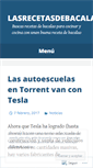 Mobile Screenshot of lasrecetasdebacalao.wordpress.com
