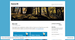Desktop Screenshot of gamer36.wordpress.com