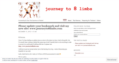 Desktop Screenshot of journeyto8limbs.wordpress.com