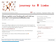 Tablet Screenshot of journeyto8limbs.wordpress.com