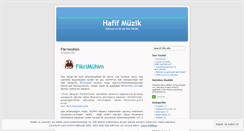 Desktop Screenshot of hafifmuzik.wordpress.com
