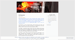 Desktop Screenshot of nizpro.wordpress.com
