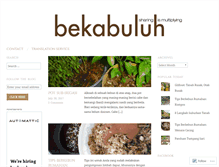 Tablet Screenshot of bekabuluh.wordpress.com
