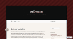 Desktop Screenshot of cuidoratas.wordpress.com