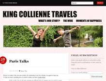 Tablet Screenshot of kingcolliennetravels.wordpress.com