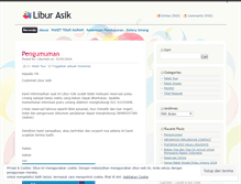 Tablet Screenshot of liburasik.wordpress.com