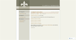 Desktop Screenshot of classicalcrossover.wordpress.com
