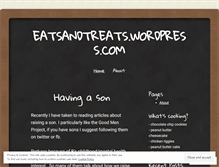Tablet Screenshot of eatsandtreats.wordpress.com