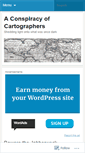 Mobile Screenshot of cartographersconspiracy.wordpress.com