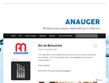 Tablet Screenshot of anauger.wordpress.com