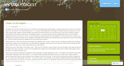 Desktop Screenshot of mydailydigest.wordpress.com