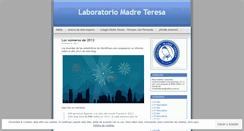 Desktop Screenshot of labmadreteresa.wordpress.com