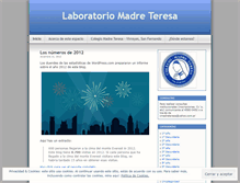Tablet Screenshot of labmadreteresa.wordpress.com