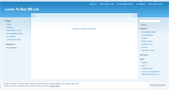 Desktop Screenshot of leasetobuy.wordpress.com