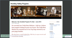 Desktop Screenshot of hockleyvalleypuppies.wordpress.com