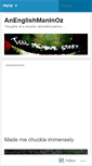 Mobile Screenshot of anenglishmaninoz.wordpress.com