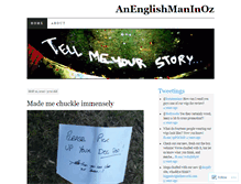 Tablet Screenshot of anenglishmaninoz.wordpress.com