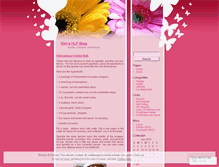 Tablet Screenshot of kimshlfblog.wordpress.com