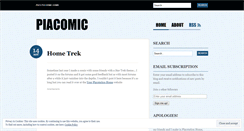 Desktop Screenshot of piacomic.wordpress.com