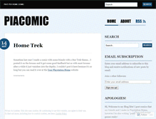 Tablet Screenshot of piacomic.wordpress.com