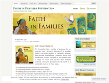 Tablet Screenshot of faithinfamilies.wordpress.com