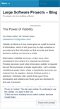 Mobile Screenshot of largesoftwareprojects.wordpress.com