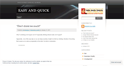 Desktop Screenshot of mudahdancepat.wordpress.com