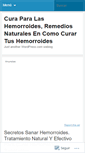 Mobile Screenshot of curaparalashemorroides.wordpress.com