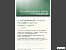 Tablet Screenshot of curaparalashemorroides.wordpress.com