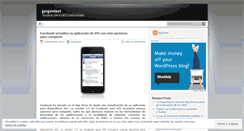 Desktop Screenshot of gesprotect.wordpress.com