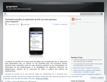 Tablet Screenshot of gesprotect.wordpress.com