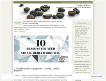 Tablet Screenshot of ourcoffeepress.wordpress.com