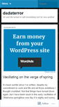 Mobile Screenshot of dadaterror.wordpress.com