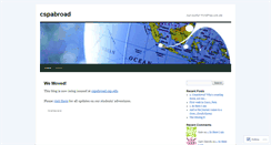 Desktop Screenshot of cspabroad.wordpress.com