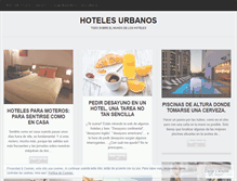 Tablet Screenshot of hotelesurbanos.wordpress.com