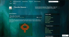 Desktop Screenshot of chocoboh.wordpress.com