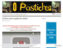 Tablet Screenshot of opastiche.wordpress.com