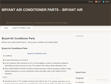 Tablet Screenshot of bryantairconditionerpartsrbgt.wordpress.com