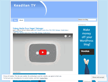 Tablet Screenshot of keadilantv.wordpress.com