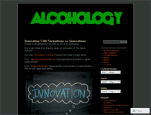 Tablet Screenshot of alcohology.wordpress.com