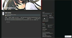 Desktop Screenshot of animetrix.wordpress.com