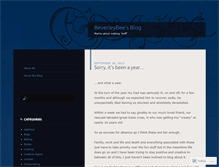 Tablet Screenshot of beverleybee.wordpress.com