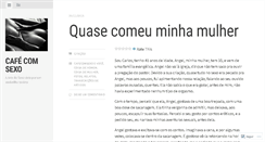 Desktop Screenshot of cafecomsexo.wordpress.com
