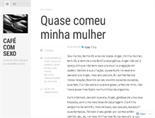 Tablet Screenshot of cafecomsexo.wordpress.com