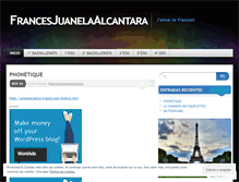 Tablet Screenshot of francesjuanelaalcantara.wordpress.com