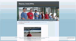 Desktop Screenshot of missionarytravels.wordpress.com
