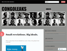 Tablet Screenshot of congoleaks.wordpress.com